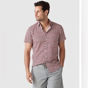 Rodd & Gunn Coxcomb Peak Sports Fit Shirt Button Down Short Sleeve Top
